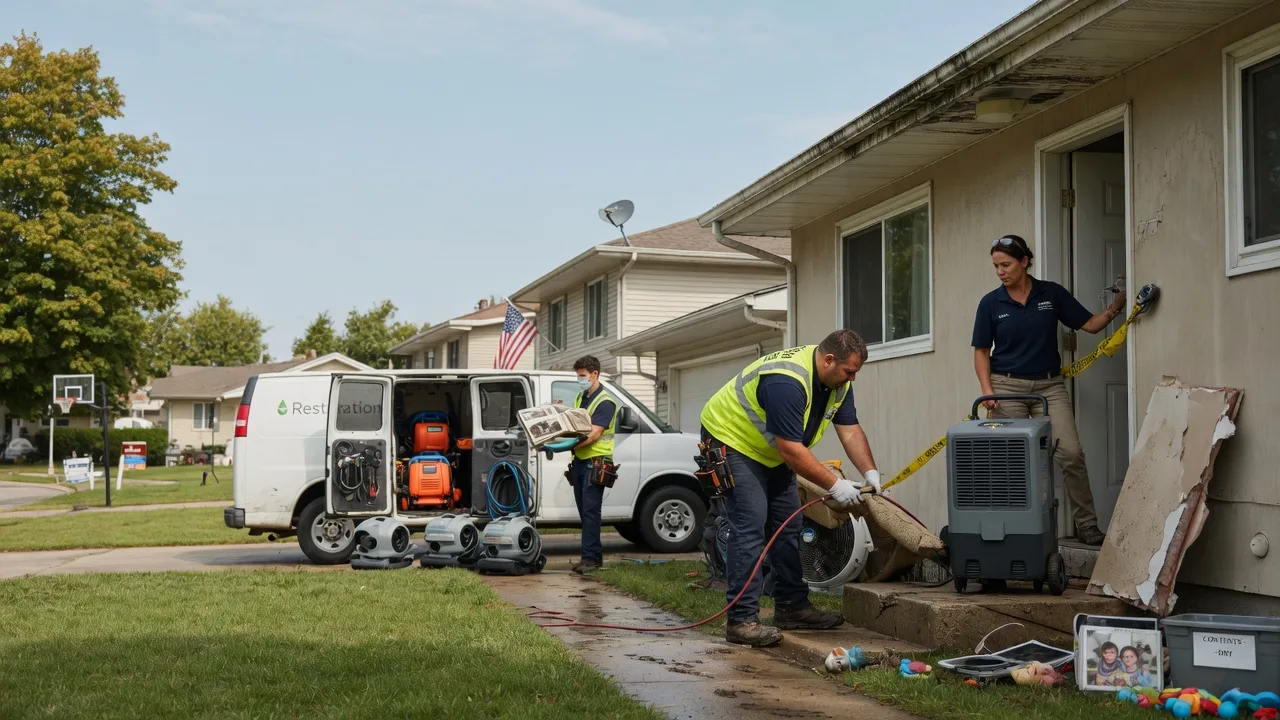 Water Damage Restoration in Antioch, IL near me